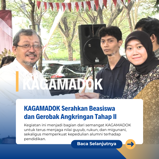 KAGAMADOK Serahkan Beasiswa dan Gerobak Angkringan Tahap II dalam Semangat Kemerdekaan RI ke-81
